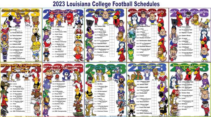 Louisiana Schools' Schedules